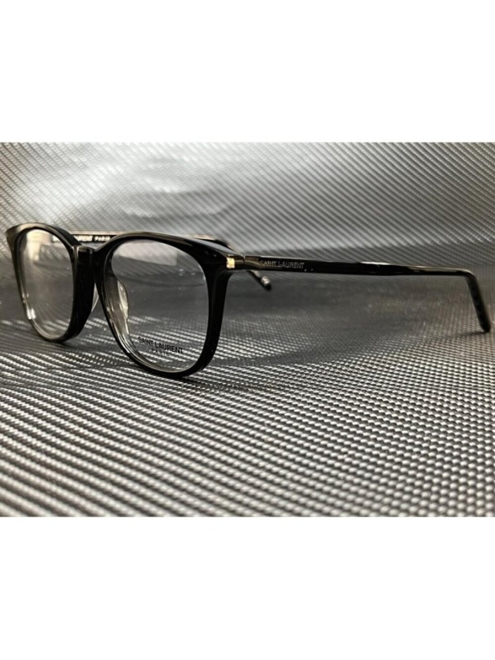 New Yves Saint Laurent Women  Black Eyeglasses  52- 18-